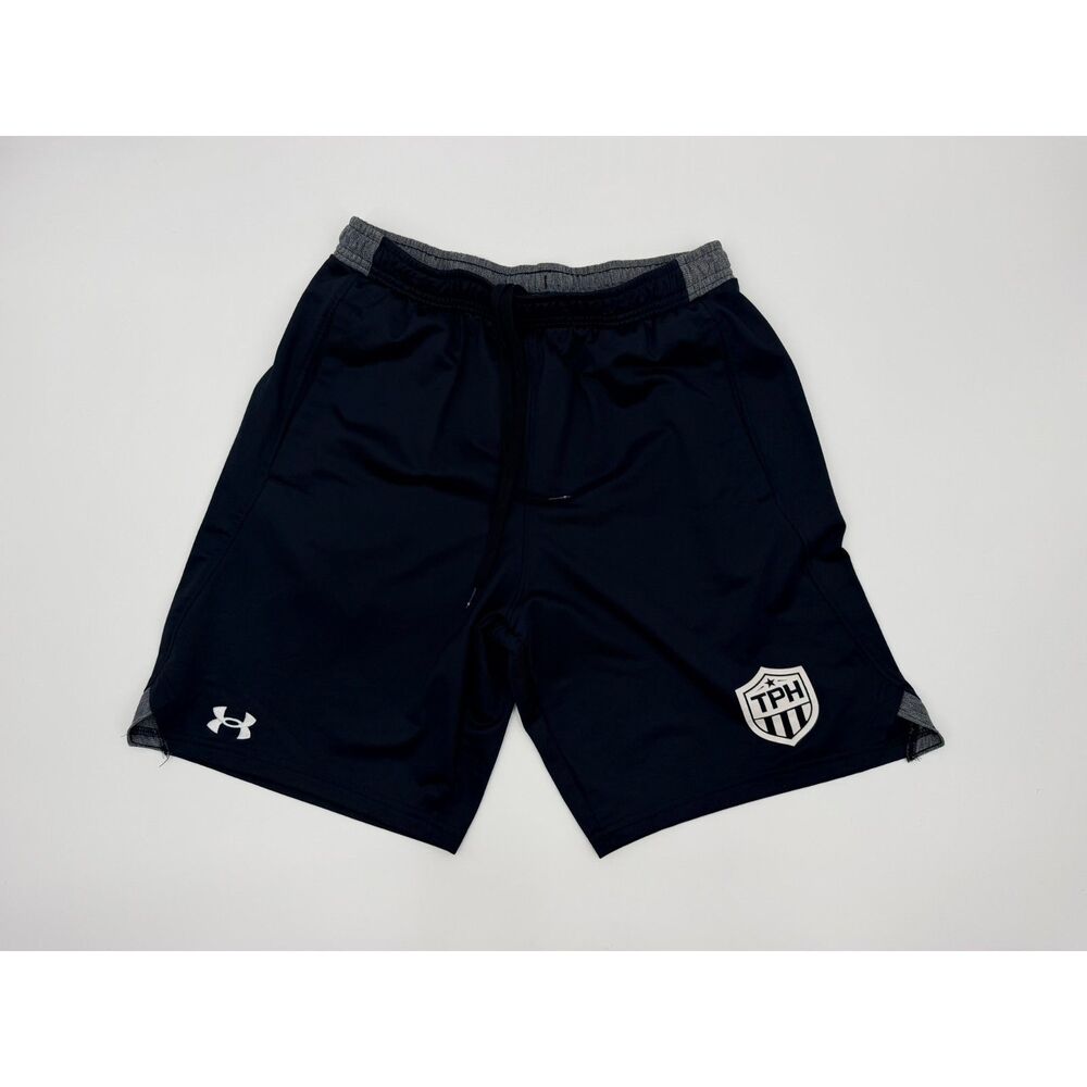 Under Armour TPH Total Package Hockey Black Loose Fit Workout Shorts Med NWOT